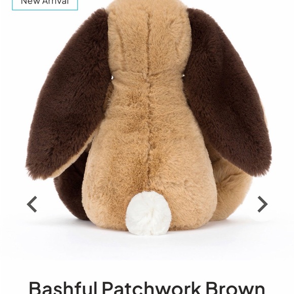 Bashful Patchwork Brown Bunny - RETIRED - Picture 3 of 9